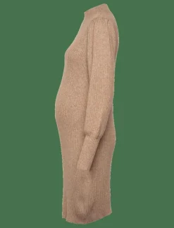 Kvinnor Only Maternity Mammakläder|OLMKATIA L/S DRESS KNT NOOS - Stickade klänningar