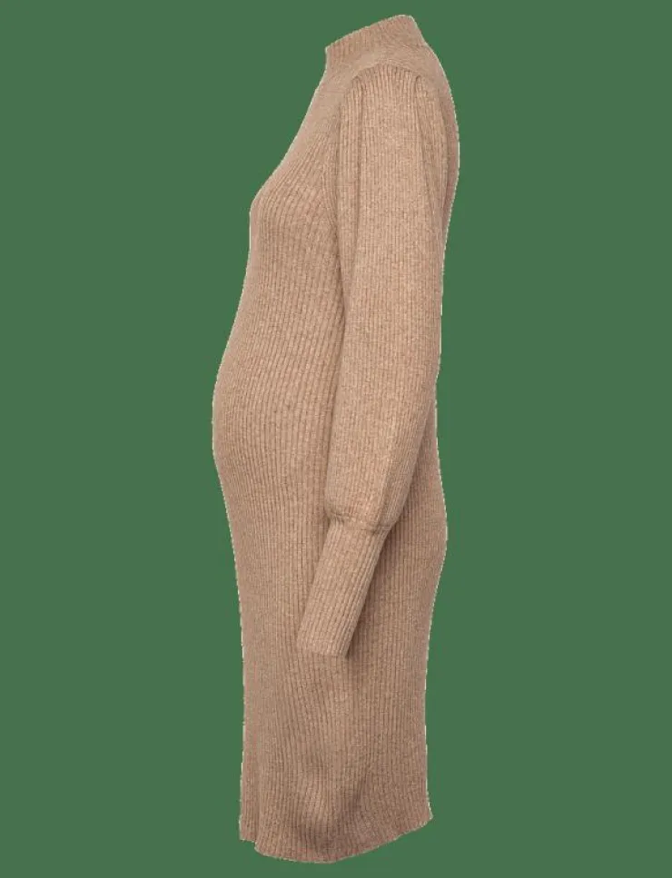 Kvinnor Only Maternity Mammakläder|OLMKATIA L/S DRESS KNT NOOS - Stickade klänningar