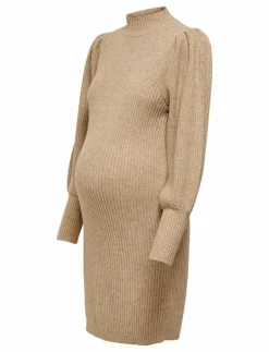 Kvinnor Only Maternity Mammakläder|OLMKATIA L/S DRESS KNT NOOS - Stickade klänningar
