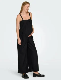Only Maternity OLMMALIKA LIFE STRAP JUMPSUIT - Hängselbyxor|Kvinnor Mammakläder|Hängselbyxor