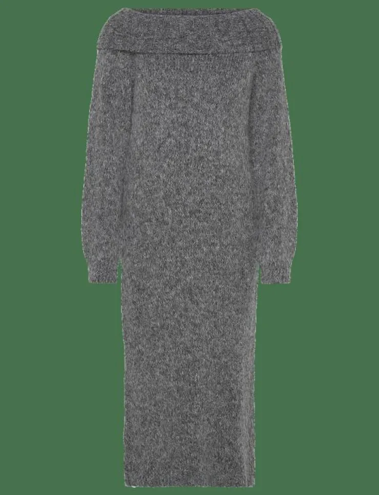 Kvinnor Only Maternity Mammakläder|OLMMARIE LS OFF SHOULDER DRESS KNT - Stickade klänningar