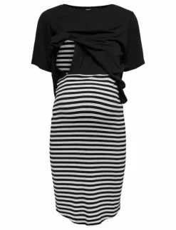 Only Maternity OLMOLINE S/S O-NECK NURSI DRESS JRS NOOS - Korta klänningar|Kvinnor Mammakläder