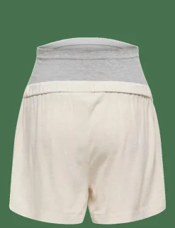 Only Maternity OLMSIESTA HW LINEN BL SHORTS PNT - Sweatshorts|Kvinnor Mammakläder