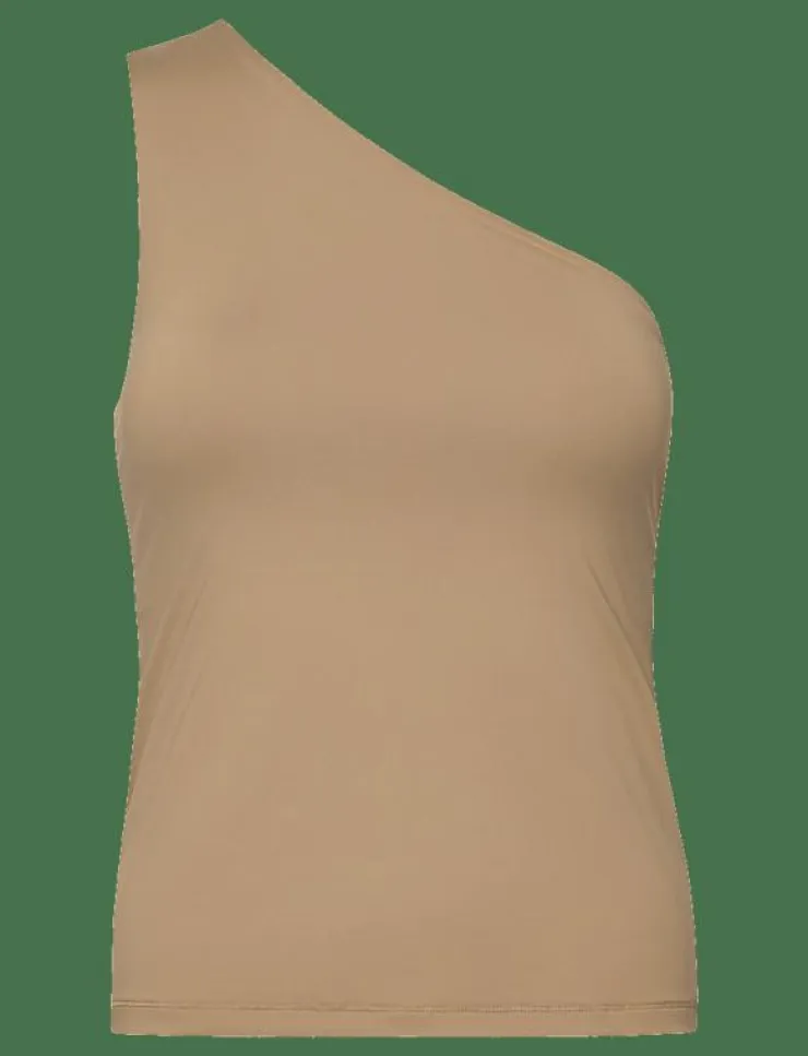 Casall One Shoulder Bra Tank - Linnen|Kvinnor Sport-Bh