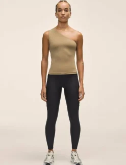 Casall One Shoulder Bra Tank - Linnen|Kvinnor Sport-Bh