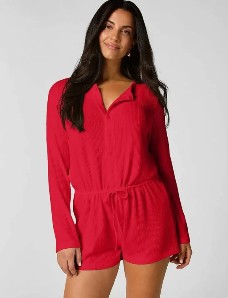 Hunkemöller ONESIE SHORT JERSEY RIB - Shorts|Kvinnor Pyjamas & Loungewear