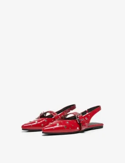ONLY ONLAURA-5 PU SLINGBACK BUCKLE BALLARINA - Platta slingbacks|Kvinnor Slingbacks