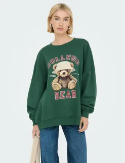 ONLY ONLBILA L/S BEAR O-NECK SWT - Sweatshirts|Kvinnor Sweatshirts