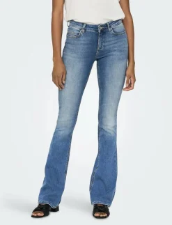 ONLY ONLBLUSH MID FLARED DNM TAI467 NOOS - Utsvängda jeans|Kvinnor Denimkläder|Jeans