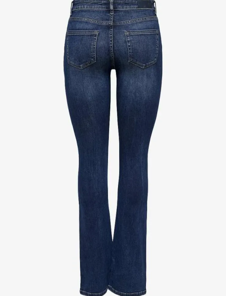 Kvinnor ONLY Denimkläder|Jeans|ONLBLUSH MID FLARED DNM TAI021 NOOS - Utsvängda jeans