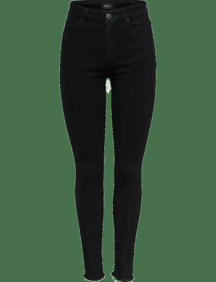 Kvinnor ONLY Kläder|Jeans|ONLBLUSH MID SK ANK RW DNM REA2343 NOOS - Skinny Jeans
