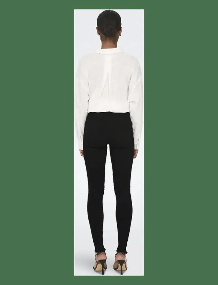 Kvinnor ONLY Kläder|Jeans|ONLBLUSH MID SK ANK RW DNM REA2343 NOOS - Skinny Jeans