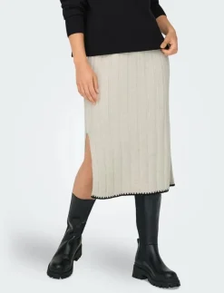 Kvinnor ONLY Kjolar|ONLCHICK STITCH MV SKIRT KNT - Midi kjolar
