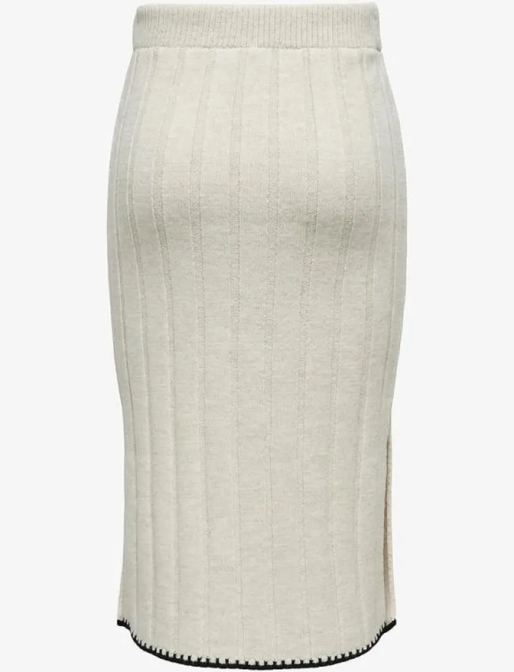 Kvinnor ONLY Kjolar|ONLCHICK STITCH MV SKIRT KNT - Midi kjolar