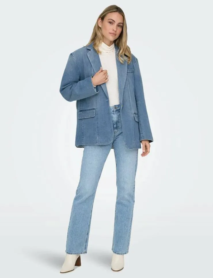 Kvinnor ONLY Kavajer|ONLCORY LS DNM BLAZER GUA - Enkelknäppta kavajer