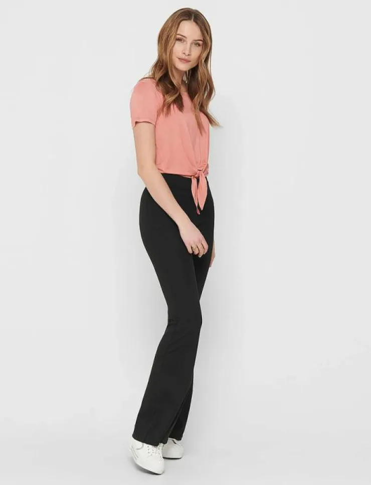 Kvinnor ONLY Byxor|ONLFEVER STRETCH FLAIRED PANTS JRS NOOS - Utsvängda byxor