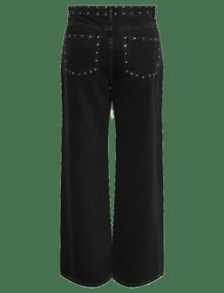 ONLY ONLHOPE HW STUDDED WIDE DNM TAI - Vida byxor|Kvinnor Jeans