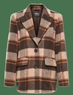 Kvinnor ONLY Kavajer|ONLIMMY LIFE CHECK BLAZER OTW - Enkelknäppta kavajer