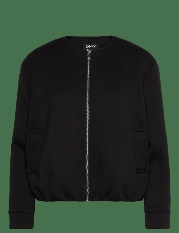 ONLY ONLJUDITH LIFE O-NECK SCUBA JACKET OTW - Sweatshirts|Kvinnor Sweatshirts