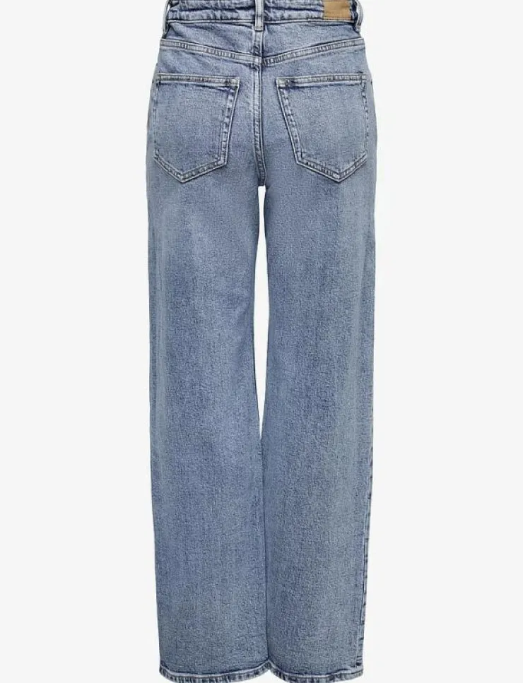 ONLY ONLJUICY HW WIDE LEG DNM REA365 NOOS - Vida byxor|Kvinnor Denimkläder|Jeans