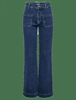 ONLY ONLJUICY HW WIDE POCKET DNM JEANS CRO - Vida byxor|Kvinnor Denimkläder|Jeans