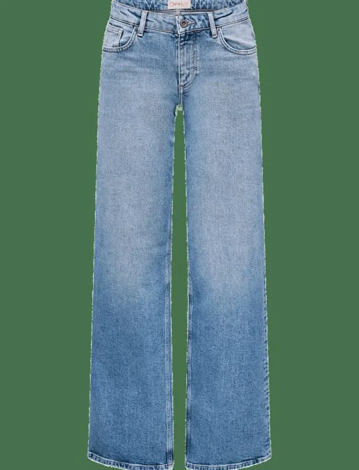 ONLY ONLJUICY LW WIDE LEG DNM REA365 NOOS - Vida byxor|Kvinnor Denimkläder|Jeans
