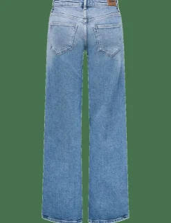 ONLY ONLJUICY LW WIDE LEG DNM REA365 NOOS - Vida byxor|Kvinnor Denimkläder|Jeans
