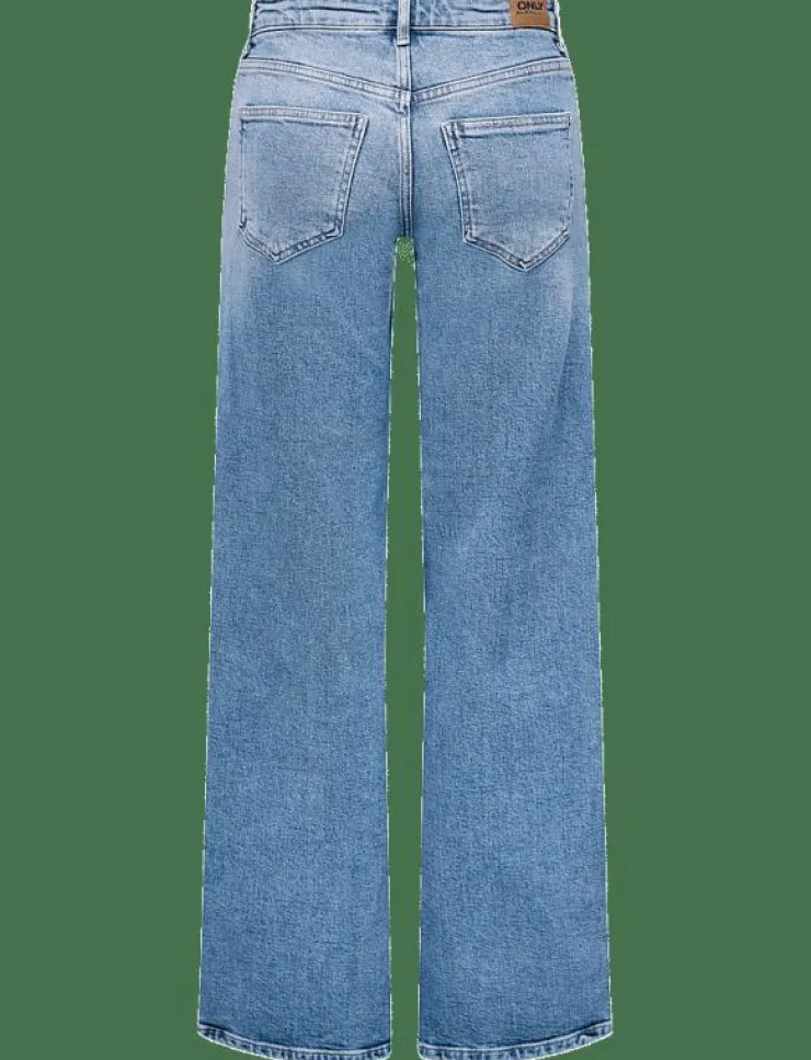 ONLY ONLJUICY LW WIDE LEG DNM REA365 NOOS - Vida byxor|Kvinnor Denimkläder|Jeans