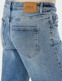 ONLY ONLJUICY LW WIDE LEG DNM REA365 NOOS - Vida byxor|Kvinnor Denimkläder|Jeans