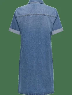 ONLY ONLLISA S/S DNM DRESS GUA NOOS - Korta klänningar|Kvinnor Denimkläder|Klänningar