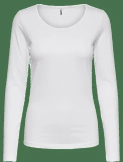 Kvinnor ONLY Kläder|T-Shirts & Toppar|ONLLIVE LOVE L/S ONECK TOP NOOS JRS - Långärmade toppar