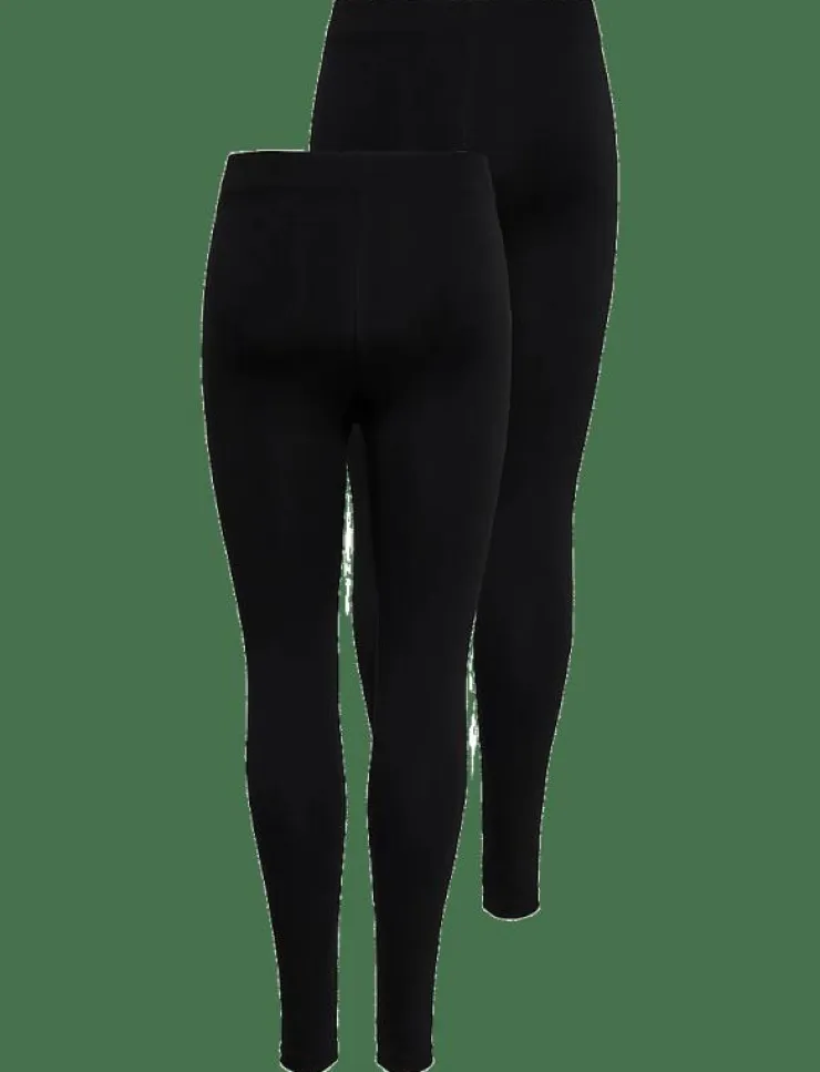 ONLY ONLLIVE LOVE NEW LEGGING 2PACK NOOS - Leggings & Tights|Kvinnor Strumpbyxor|Leggings & Tights