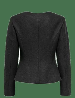 Kvinnor ONLY Kavajer|Jackor & Kappor|ONLMAIKA L/S ASYM FIT JACKET PNT OX - Ulljackor