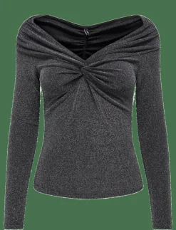 ONLY ONLQUEEN L/S GLITTER TOP JRS - Långärmade toppar|Kvinnor Kläder
