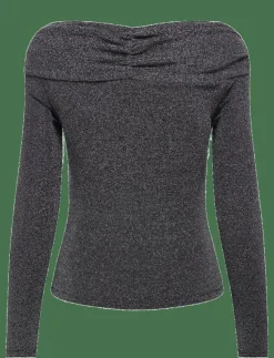 ONLY ONLQUEEN L/S GLITTER TOP JRS - Långärmade toppar|Kvinnor Kläder