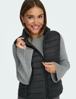 ONLY ONLTAHIA LW QUILTED WAISTCOAT OTW NOOS - Quiltade västar|Kvinnor Västar