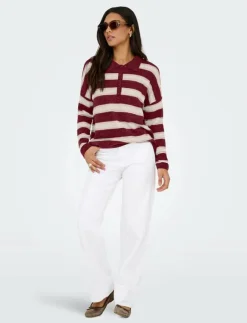 ONLY ONLTALIO LS POLO NECK BF KNT - Stickat|Kvinnor Kläder|Stickat