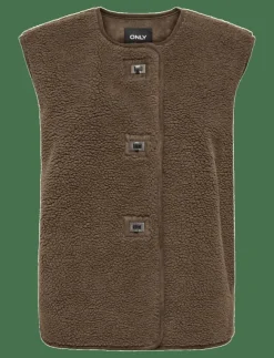 ONLY ONLWENDY TEDDY WAISTCOAT OTW - Vadderade västar|Kvinnor Västar