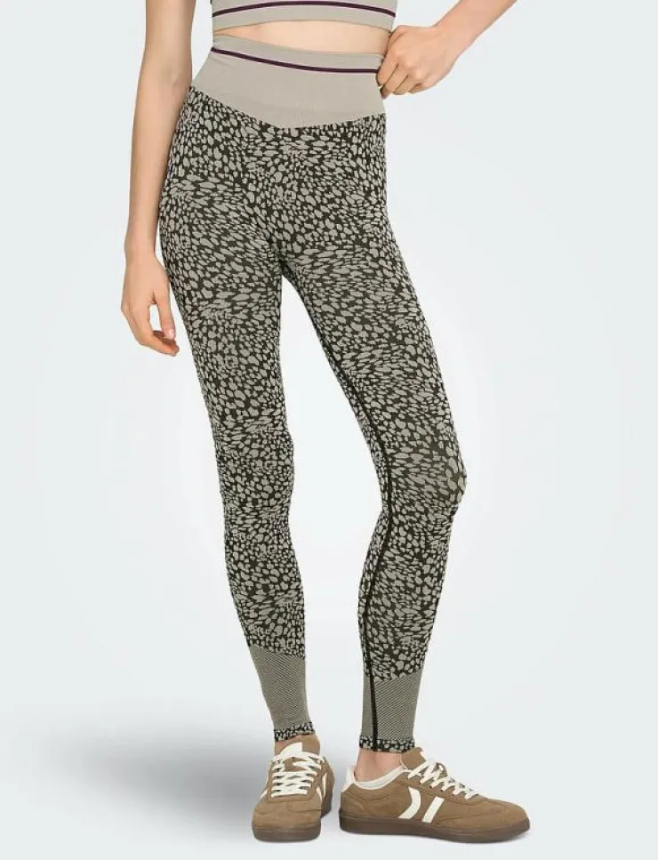 Kvinnor Only Play Tights|ONPAJESSA HW SEAM TIGHTS - Seamless tights