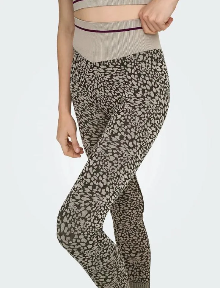 Kvinnor Only Play Tights|ONPAJESSA HW SEAM TIGHTS - Seamless tights