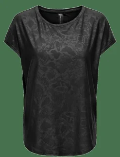 Kvinnor Only Play Toppar & T-Shirts|ONPAUB-SNAKE LIFE ON SS BAT LOOSE TEE - T-Shirts