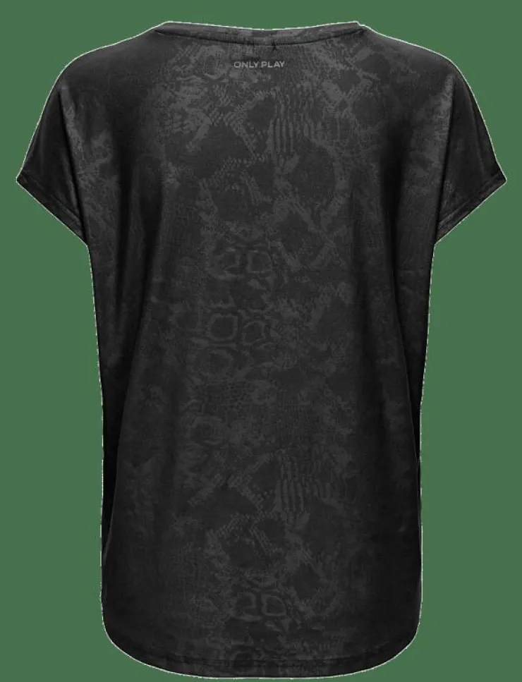 Kvinnor Only Play Toppar & T-Shirts|ONPAUB-SNAKE LIFE ON SS BAT LOOSE TEE - T-Shirts