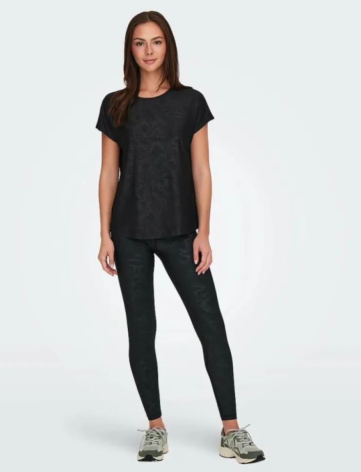 Kvinnor Only Play Toppar & T-Shirts|ONPAUB-SNAKE LIFE ON SS BAT LOOSE TEE - T-Shirts