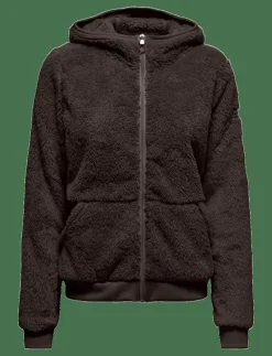 Only Play ONPFLUFFY HOOD FZ LS JCK - Huvtröjor|Kvinnor Sweatshirts