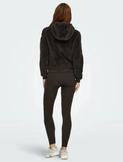 Only Play ONPFLUFFY HOOD FZ LS JCK - Huvtröjor|Kvinnor Sweatshirts