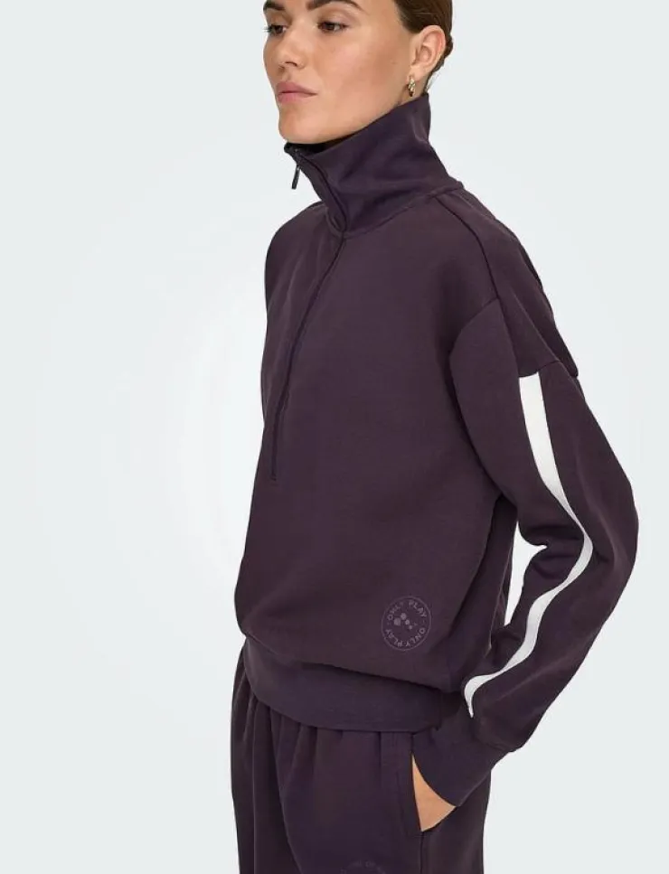 Kvinnor Only Play Sweatshirts|ONPFREJA LIFE HN HZ LS SWT - Sweatshirts
