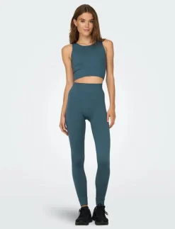 Kvinnor Only Play Tights|ONPJAIA LIFE HW SEAM TIGHTS NOOS - Seamless tights