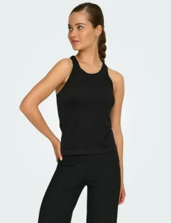 Kvinnor Only Play Toppar & T-Shirts|ONPJAIA LIFE ON RACERBACK SEAM TOP - Linnen