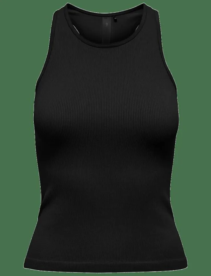 Kvinnor Only Play Toppar & T-Shirts|ONPJAIA LIFE ON RACERBACK SEAM TOP - Linnen