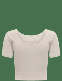 Only Play ONPJAIA LIFE SS 2-WAY CROP SEAM TOP NOOS - Crop tops|Kvinnor Toppar & T-Shirts